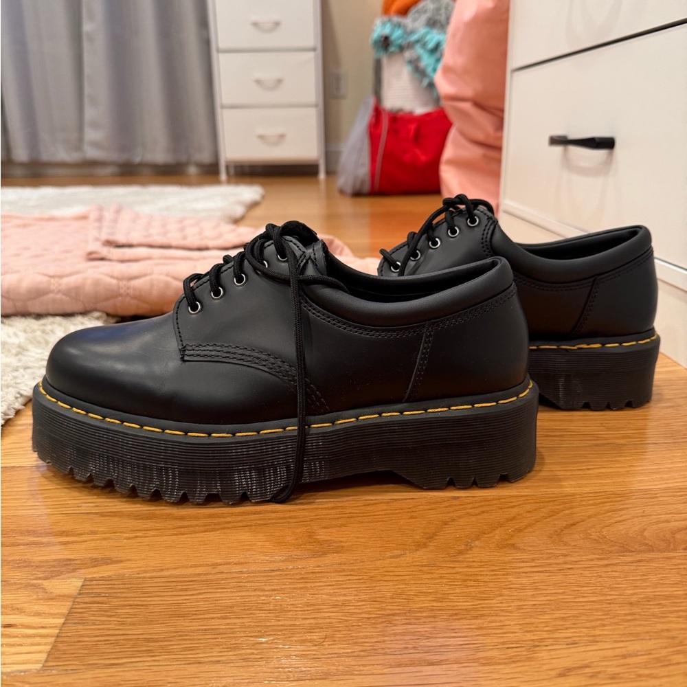 Doc marten black shoes. Like brand new condition